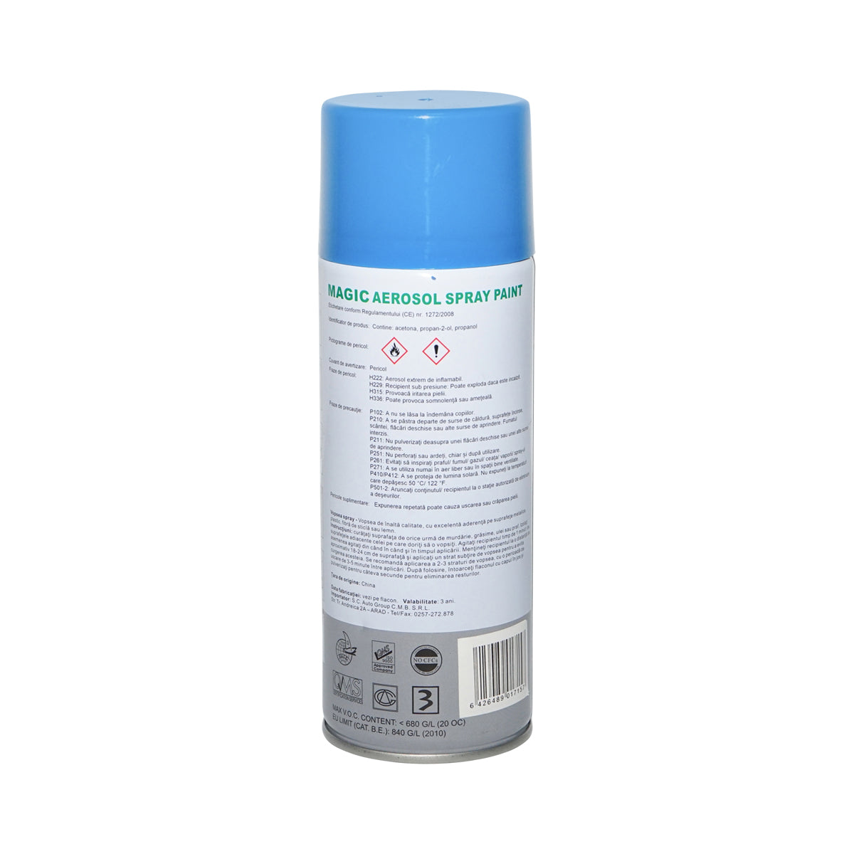 Spray vopsea Magic albastru 650 450 ml FOX650