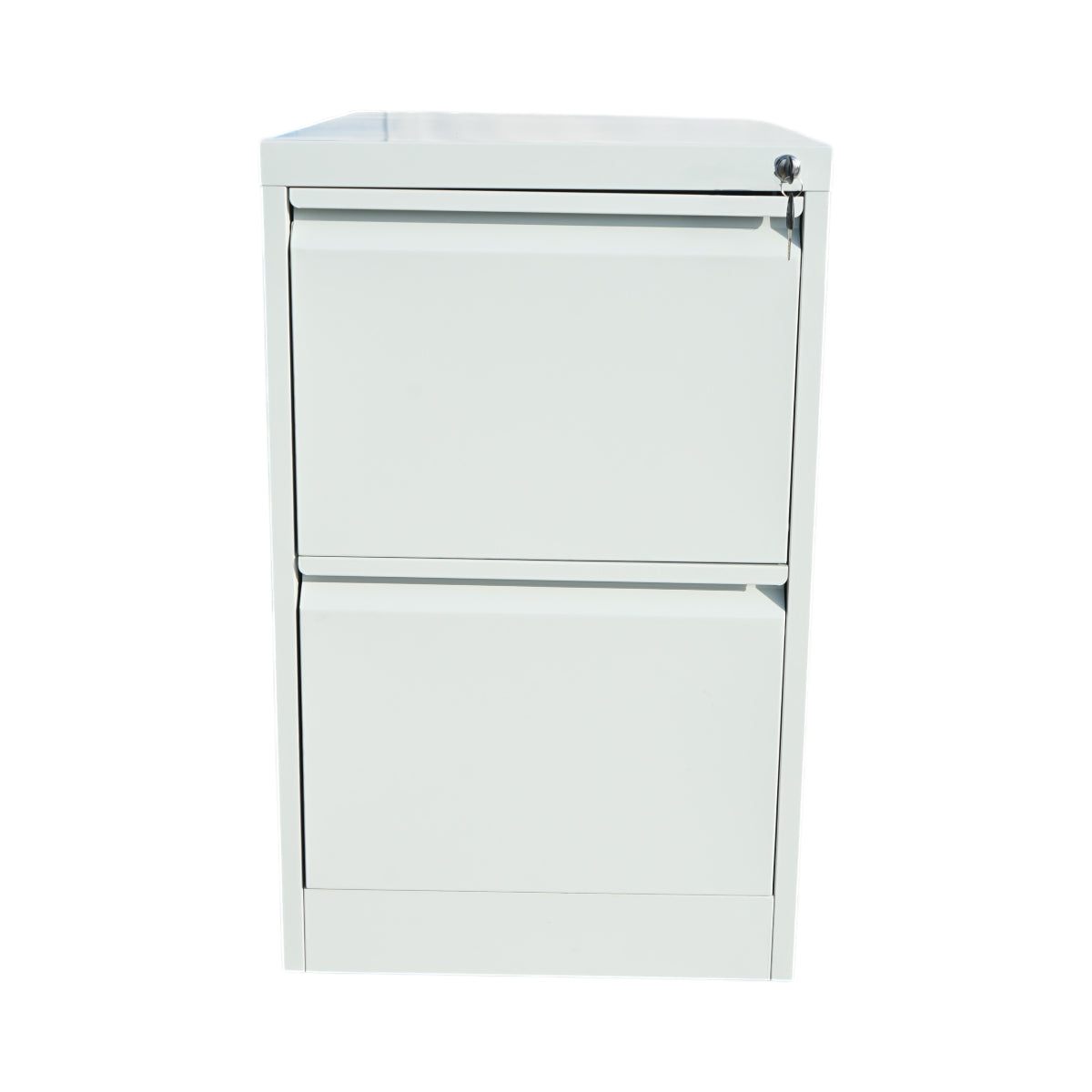 Fișet metalic cu 2 sertare 731 × 452 × 620 mm cu închidere centralizată gri RAL 7035 Breckner Germany BK77706