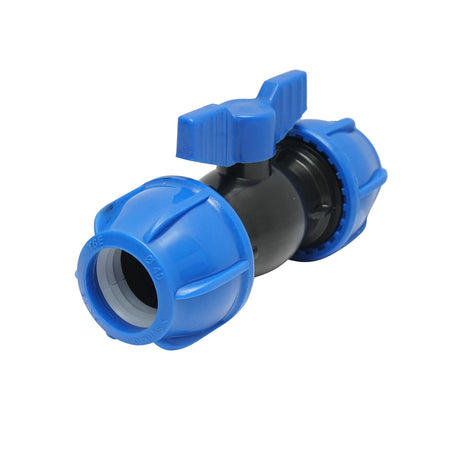 Robinet Mufa Cu Bila Pehd Compresiune D40x40mm, Pn10 Pt Sisteme Irigat