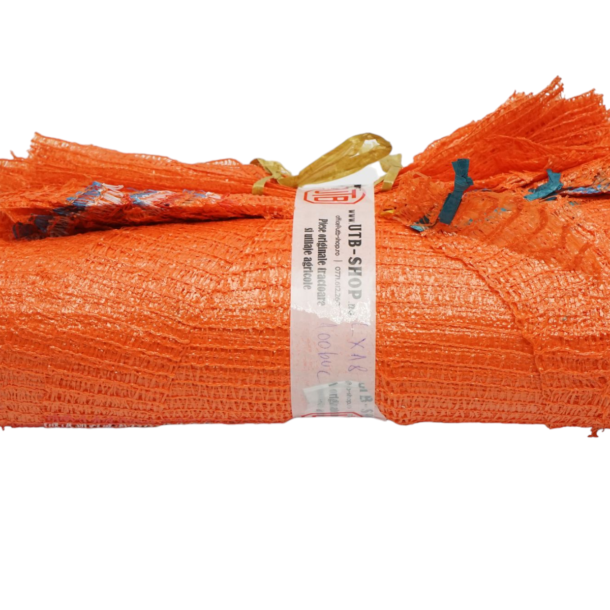 Sac Plasa 330x500mm Tip Raschel Pentru Legume 10kg Portocaliu