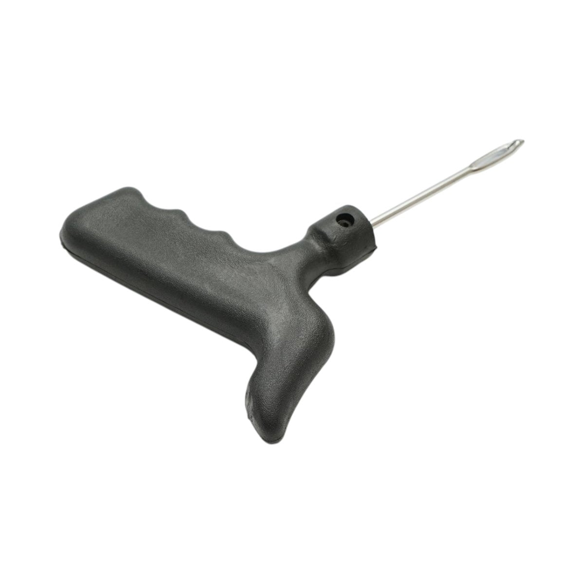 Instrument vulcanizare tip ac cu mâner plastic ergonomic pentru inserare șnur anvelope DISVE50