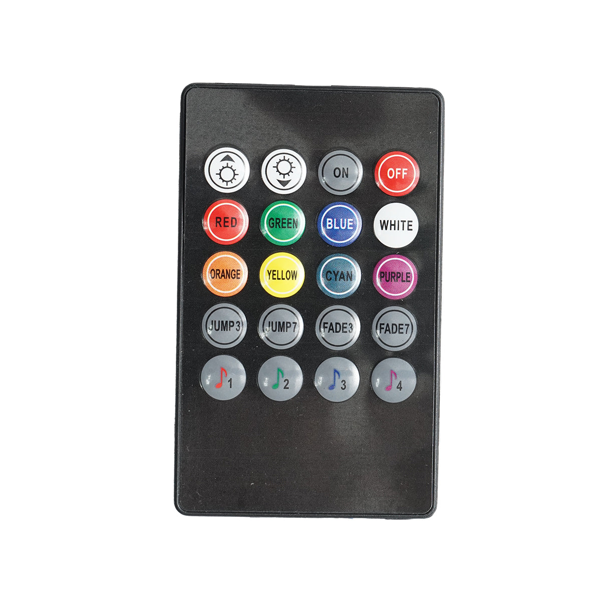 Bandă LED lumini ambientale auto 12 V, 9 W, control muzical, cu telecomandă RGB BK79087