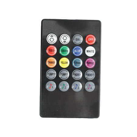 Bandă LED lumini ambientale auto 12 V, 9 W, control muzical, cu telecomandă RGB BK79087