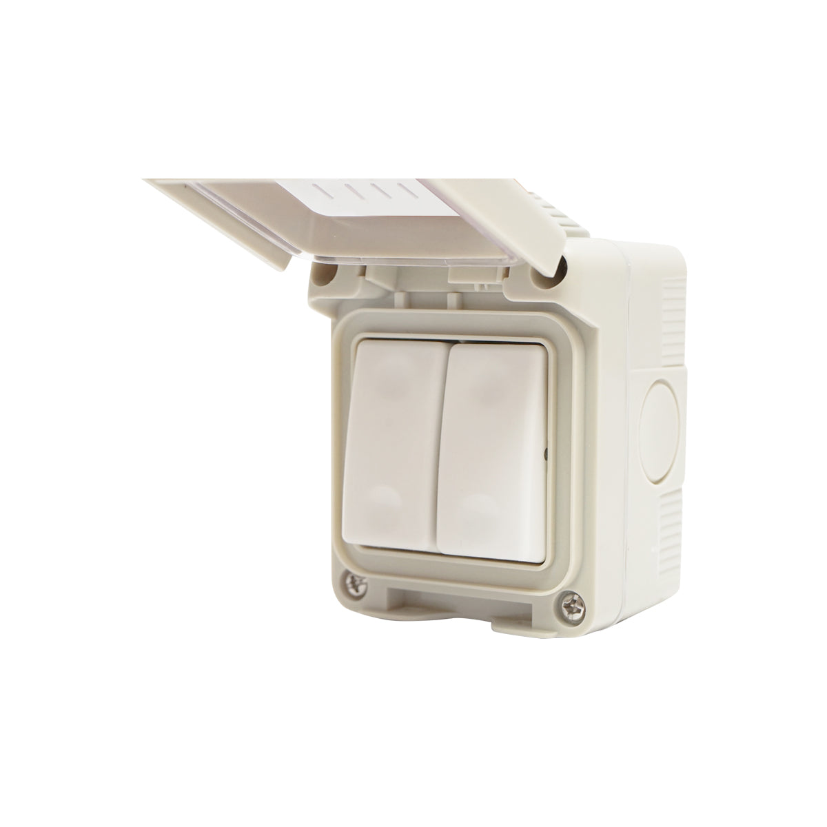 Intrerupator Dublu Aplicat, Pt Ip55, 10ax, 250v