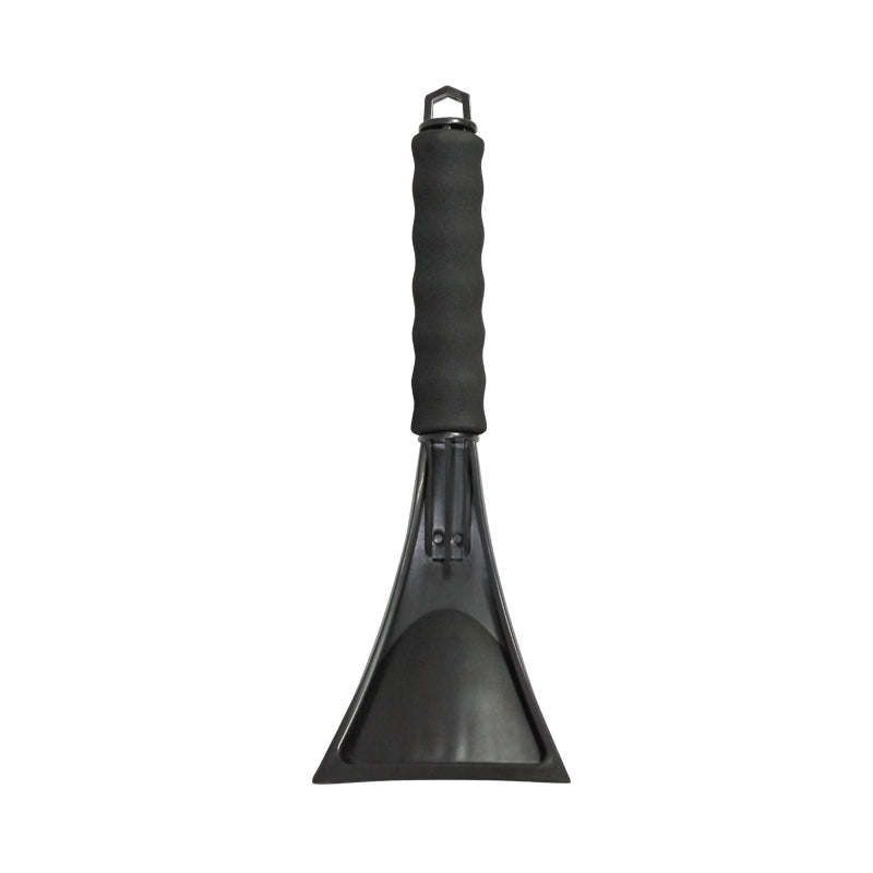 Racleta Gheata Cu Maner Invelit In Burete - Neagra