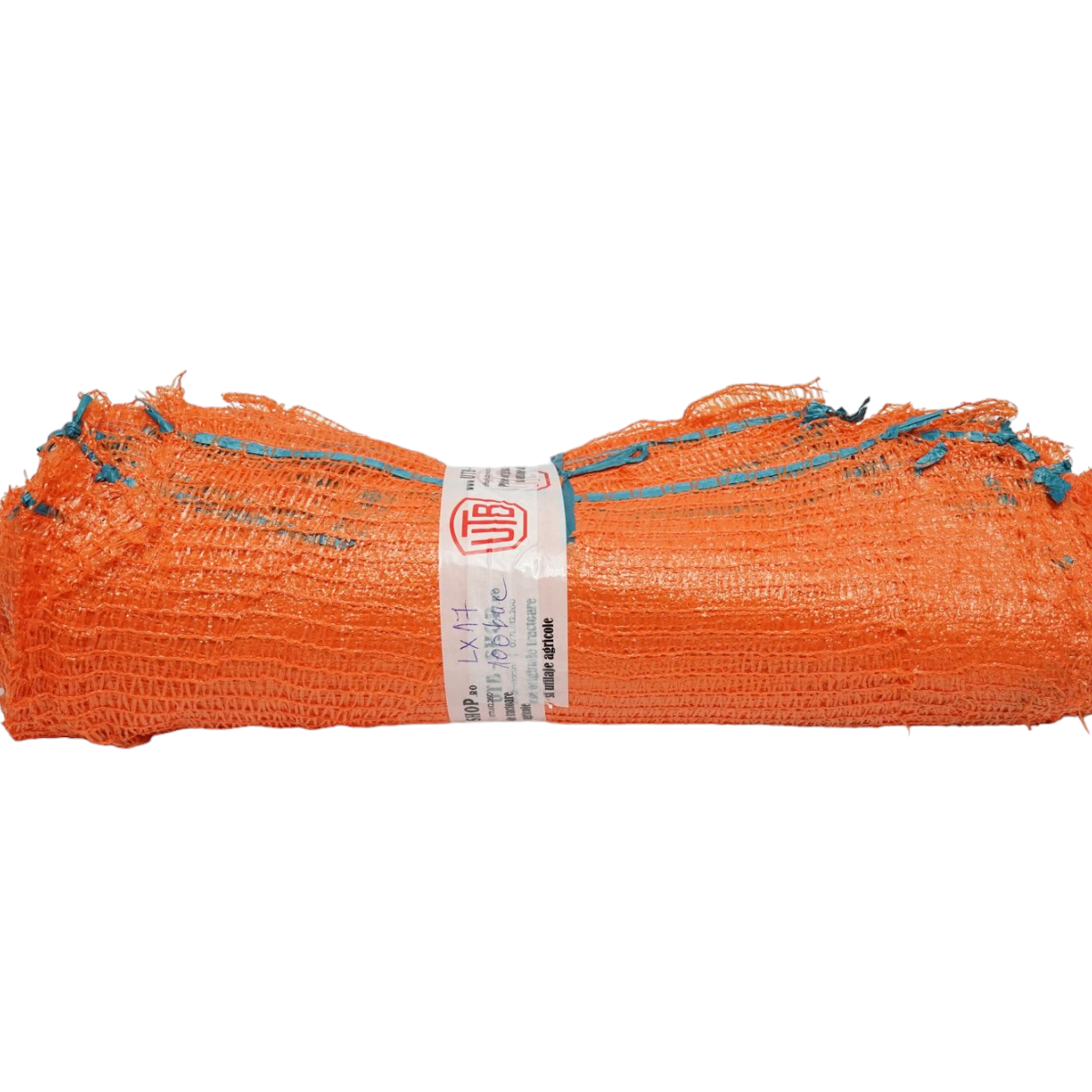 Sac Plasa 600x400mm Tip Raschel Pentru Legume 20kg Portocaliu