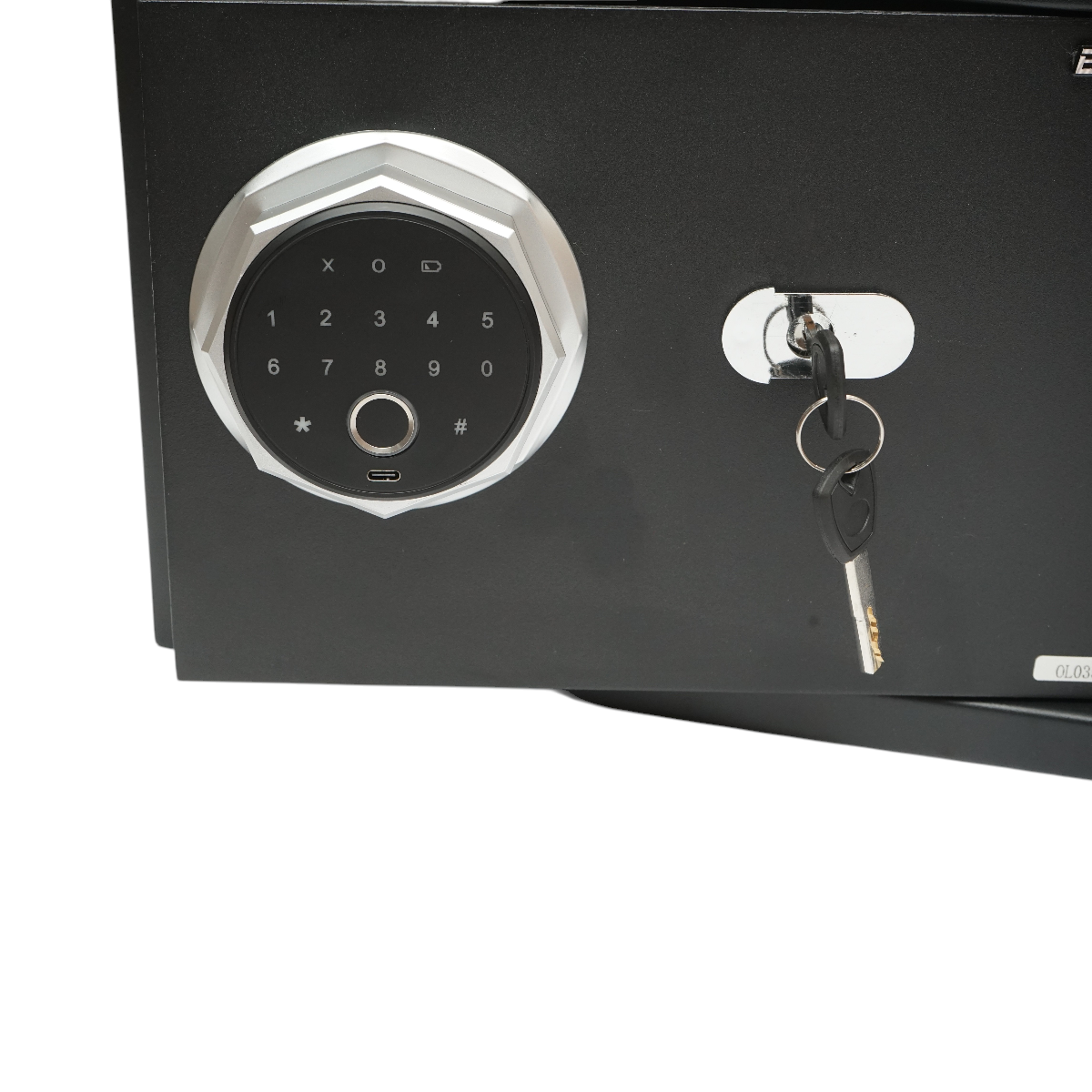 Seif Mobila Cu Amprenta,inchidere Electronica, 2 Chei 350x250x250mm