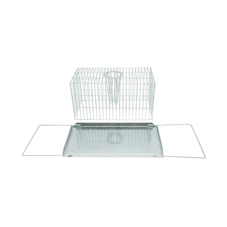 Capcana animale metalică tip cușcă pentru șobolani și șoareci 31 × 15 × 16.5 cm BK87738
