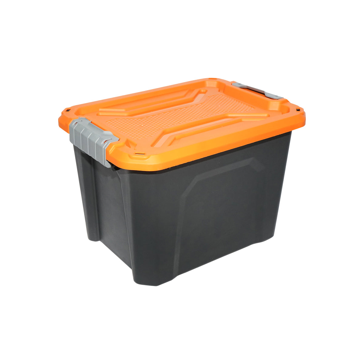 Lada Depozitare Heavy Duty 18l Cu Capac, Portocalie 385x295x260mm B G
