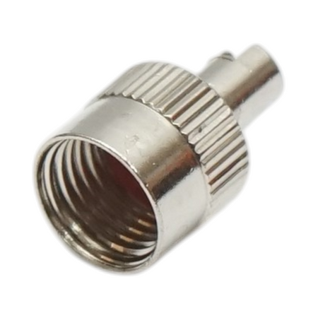 Capăcel valvă metalic cu cap de șurubelniță, filet 7 mm BK80211