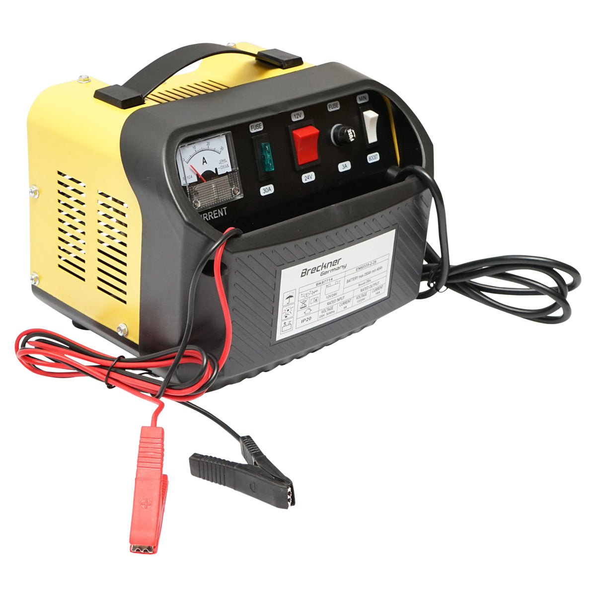 Redresor încărcător baterie auto 12/24V 20A 230V/566W pentru baterii 40-250 Ah Breckner Germany BK87714