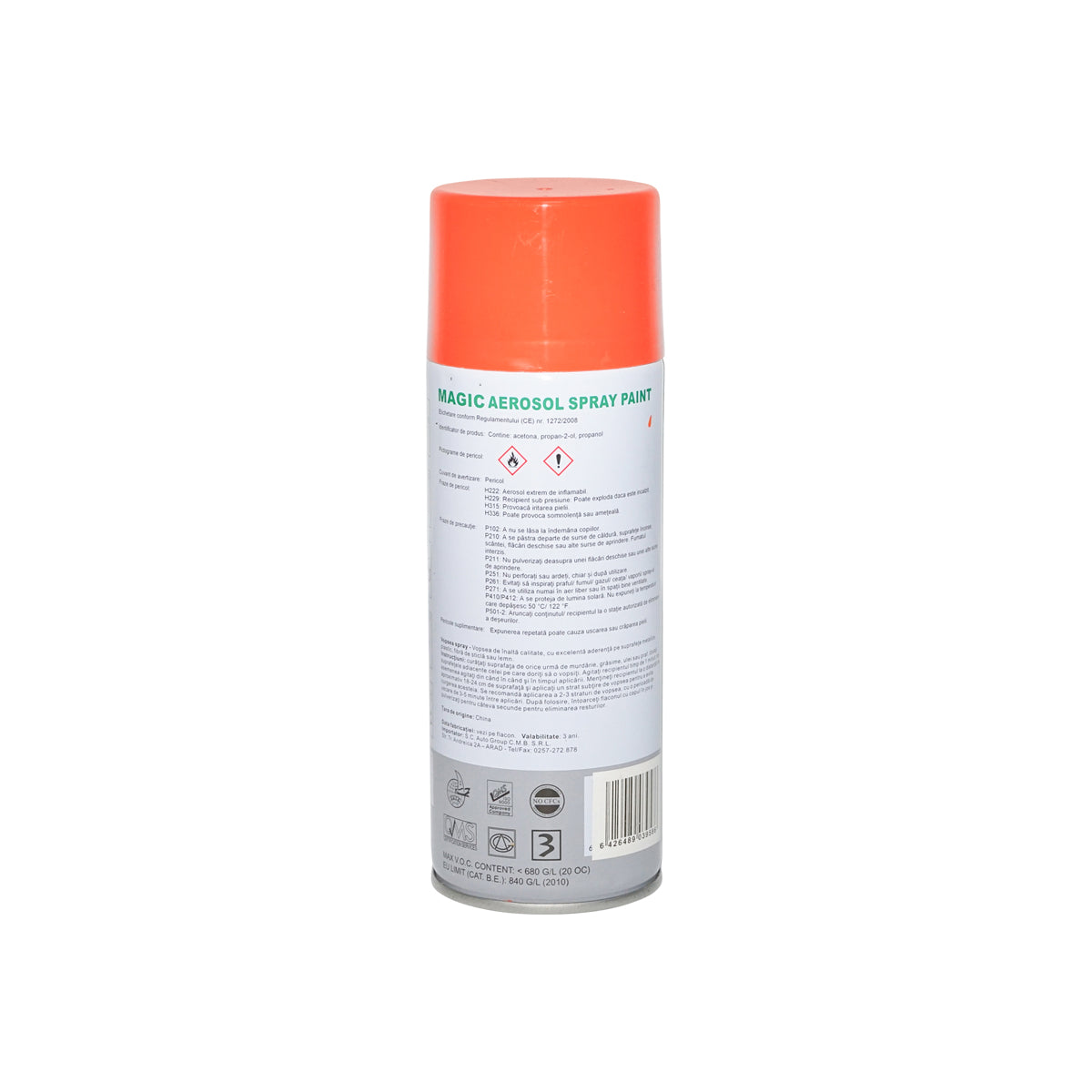 Vopsea Spray Portocaliu 2004, 450ml