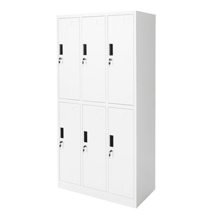Dulap Metalic Vestiar Cusetat 3x2 Cu 6 Usi