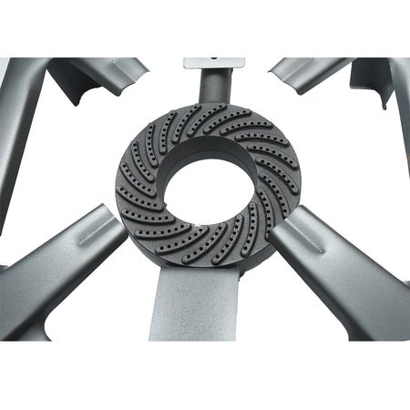 Pirostrie arzător pe gaz pătrat cu 4 picioare 400×400×106 mm DISLW74