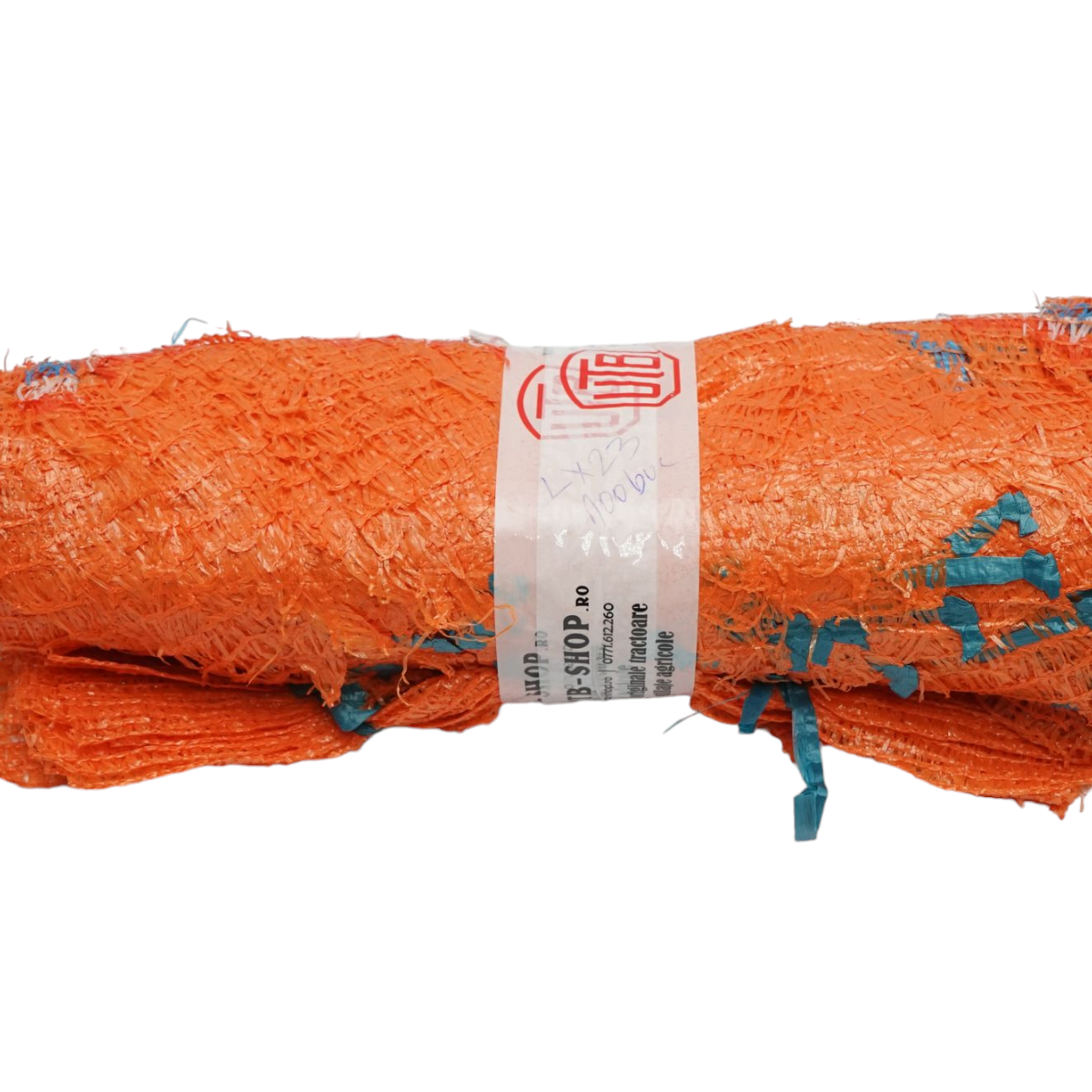 Sac Plasa 270x350mm Tip Raschel Pentru Legume 5kg Portocaliu