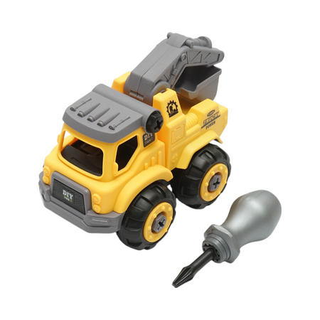 Camion Cu Brat Excavator Jucarie Tip Montessori