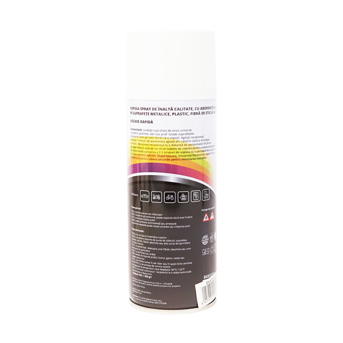 Spray Vopsea Auto Alb Papirus 450 Ml