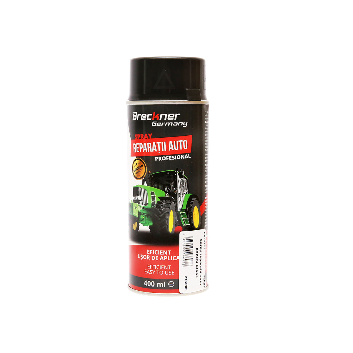 Spray vopsea verde pentru reparații auto tip Claas, uscare rapidă BK1S127