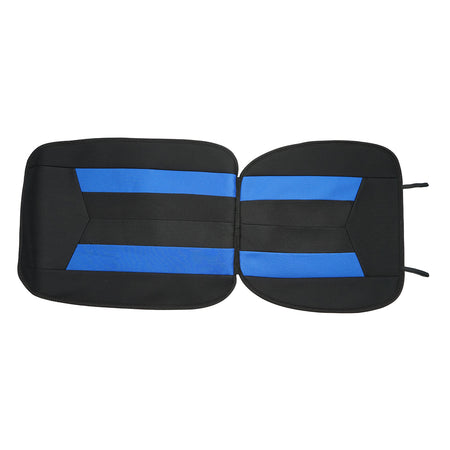 Husa Scaun 104x45 Negru - Albastru