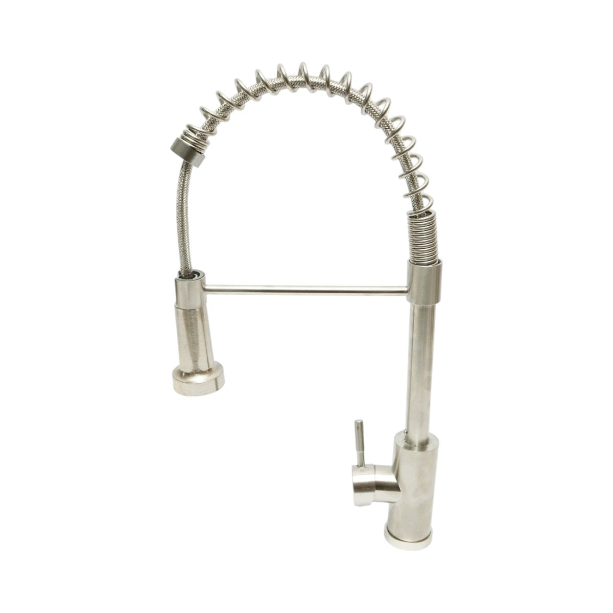 Baterie chiuvetă bucătărie monocomandă cu duș extractibil, inox satinat DISVM39