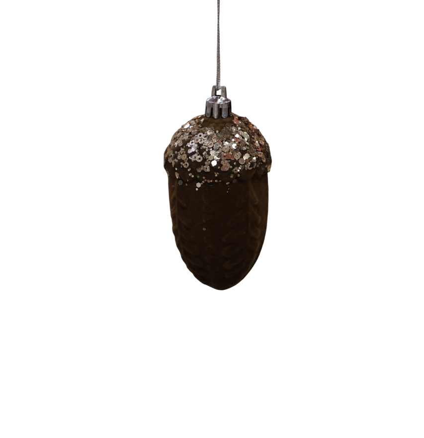 XMAS ORNAMENT DE AGATAT GHINDA CU CATIFEA, 2 CUL
