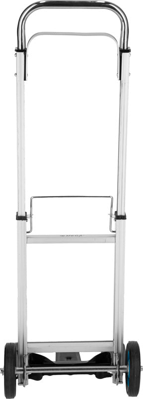 Cărucior transport pliabil cu mâner telescopic, 90 kg, structură aluminiu și oțel, roți EVA, MEGA 40096