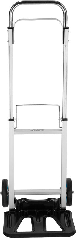 Cărucior transport pliabil cu mâner telescopic, 90 kg, structură aluminiu și oțel, roți EVA, MEGA 40096