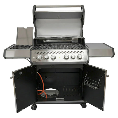 Grill gaz premium cu 6 arzătoare, rotisor, LED, 22,5 kW PROLINE 40215