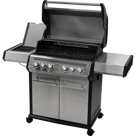 Grill gaz premium cu 6 arzătoare, rotisor, LED, 22,5 kW PROLINE 40215