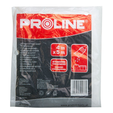 Folie protectoare PROLINE pentru mascare 4×5 m