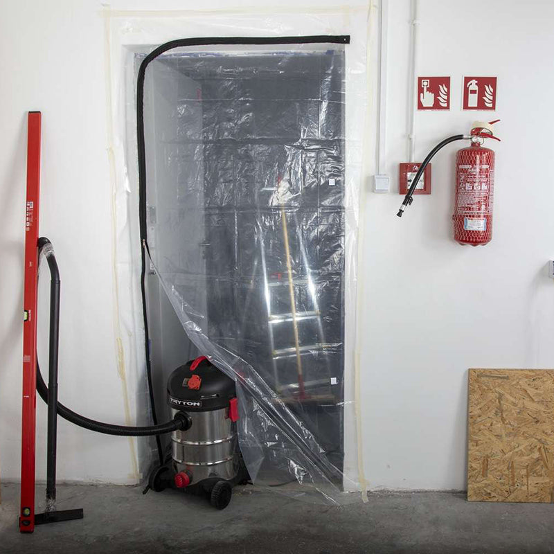 Folie cortină ușă cu fermoar PROLINE, 1100×2200 mm