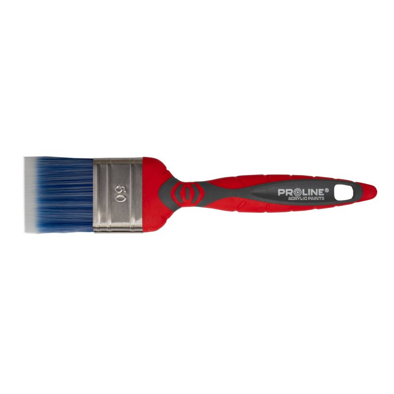 Pensulă premium PROLINE pentru vopsea acrilică, fibre sintetice, mâner ergonomic