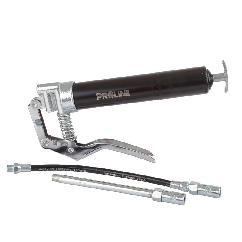 Gresor manual cu pompă și dozator din aluminiu 1200 ml PROLINE 42501