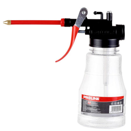 Pompă ulei manuală PROLINE cu rezervor plastic și aplicator flexibil