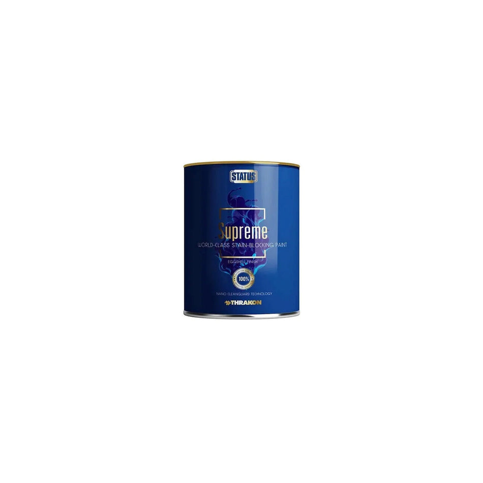 Vopsea ultralavabilă ecologică Thrakon Status Supreme, finisaj eggshell, 2.5 L