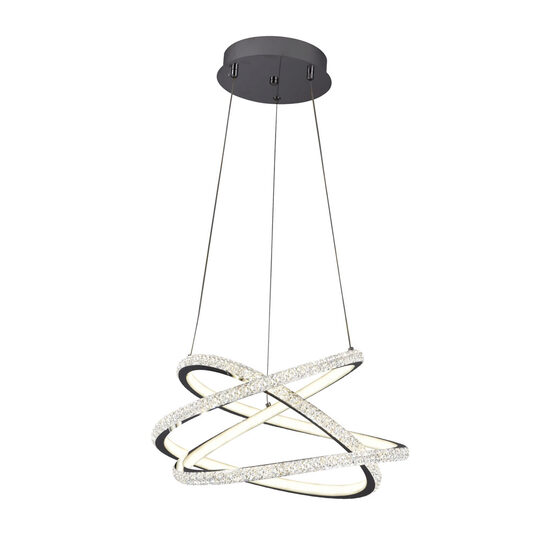 Pendul Style Led 120w 1m 3cct Cu Telecomanda, Crom, Erste