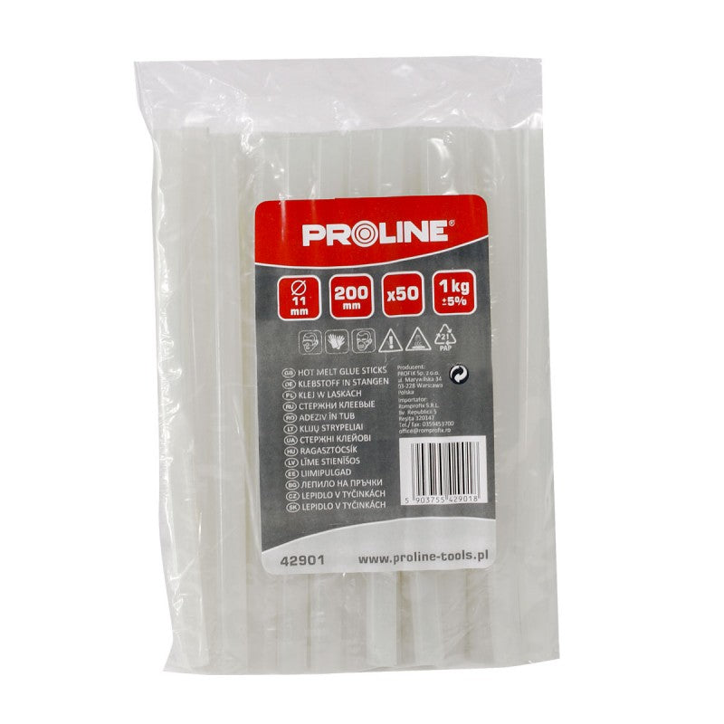 Baghete silicon 11.2×200 mm, 50/set, pentru materiale plastice PROLINE 42901
