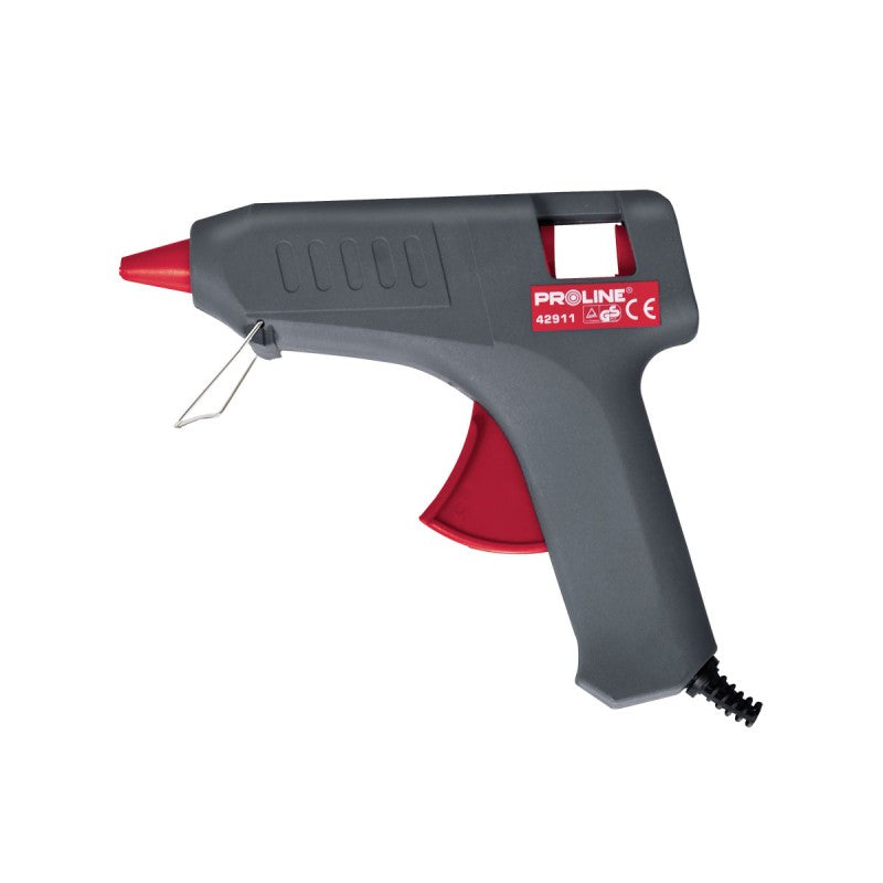 Pistol de lipit cu silicon 12/72 W, adeziv fierbinte, pentru materiale diverse PROLINE 42911