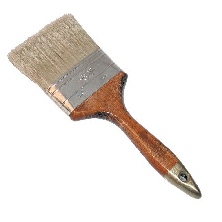Pensulă păr natural, mâner lăcuit POLONIA, grosime 15 mm