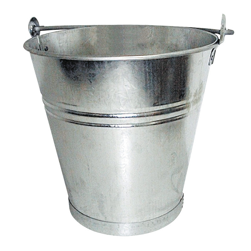 Găleată metalică galvanizată 14L rezistentă, utilă gospodărie Polonia 43214