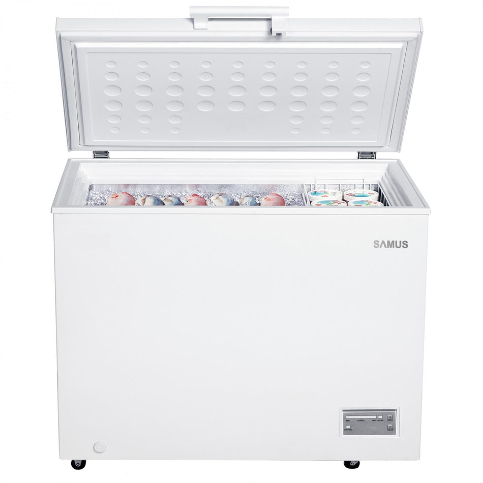 Lada Frigorifica Samus 287 Litri, Clasa E, Latime 109 Cm, Alba