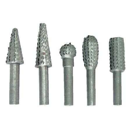 Set freze șlefuire pentru lemn, 5 piese, tija 6 mm MEGA 44915