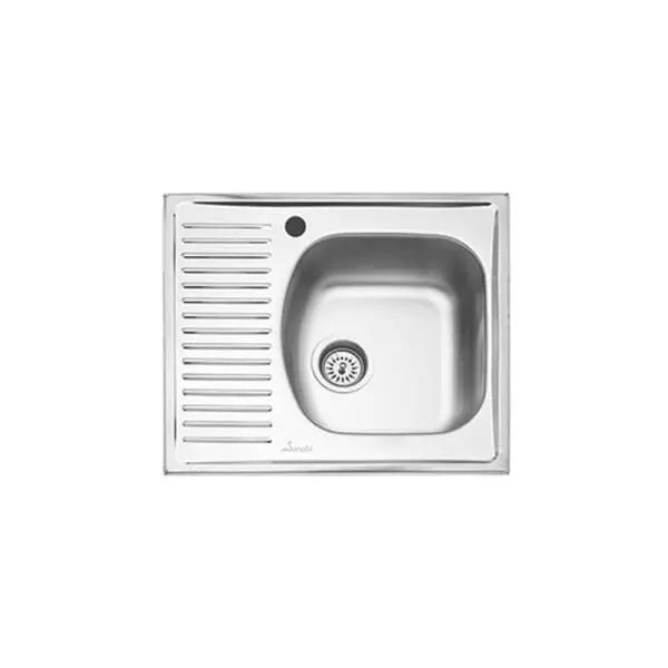 Chiuveta Inox 580x510 1c1/2p Dr
