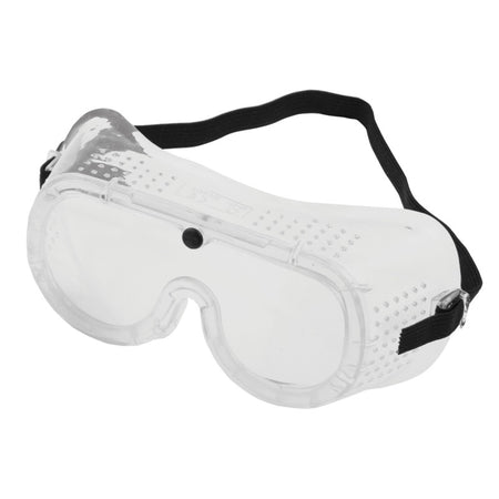 Ochelari de protecție cu bandă elastică din policarbonat, anti-aburire, LAHTI PRO 46017