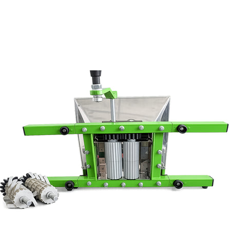 Zdrobitor manual de fructe 7L inox, valțuri poliamidă/aluminiu, ușor de curățat RPX-STR 46459R