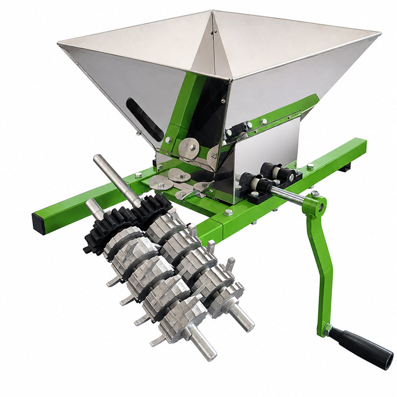 Zdrobitor manual de fructe 7L inox, valțuri poliamidă/aluminiu, ușor de curățat RPX-STR 46459R