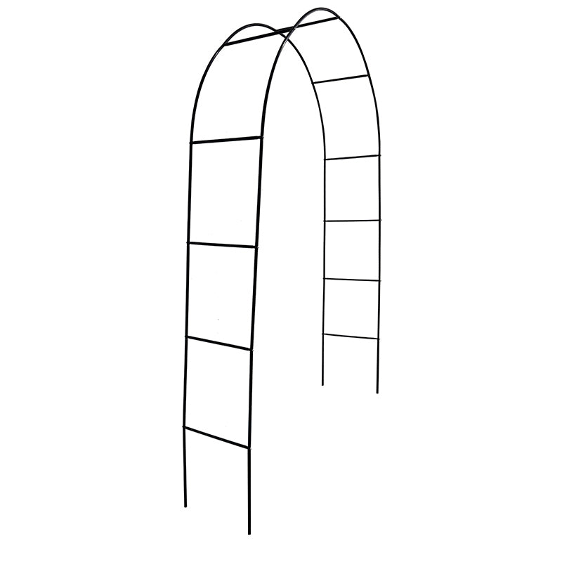 Pergolă tip arcadă simplă 380 × 1400 × 2400 mm, suport plante, decor exterior RPX-GRA 46636R