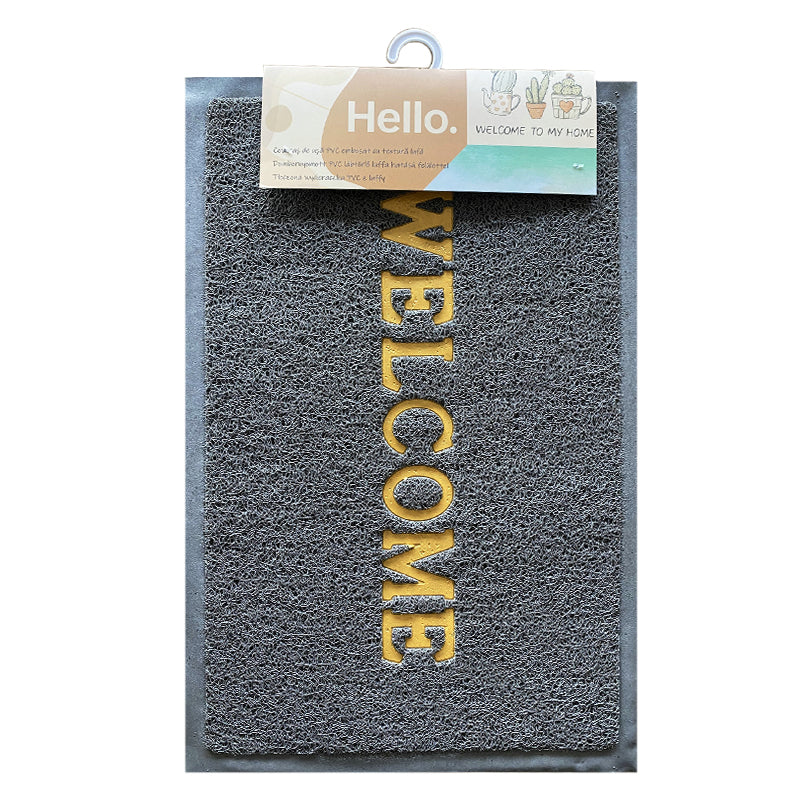 Covoraș intrare tip Lufă RPX-COV din PVC 38×58 cm exterior mesaj welcome