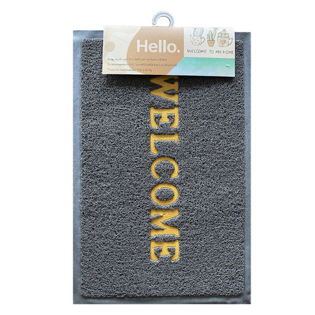 Covoraș intrare tip Lufă RPX-COV din PVC 38×58 cm exterior mesaj welcome