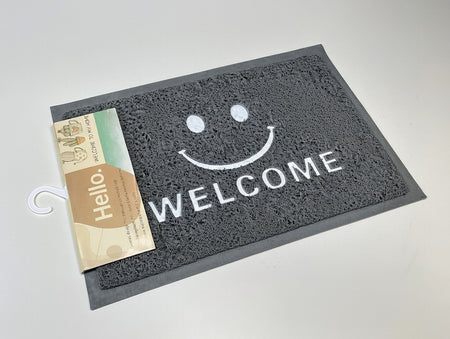 Covoraș de intrare tip lufă RPX-COV din PVC, 38 × 58 cm, antiderapant, exterior